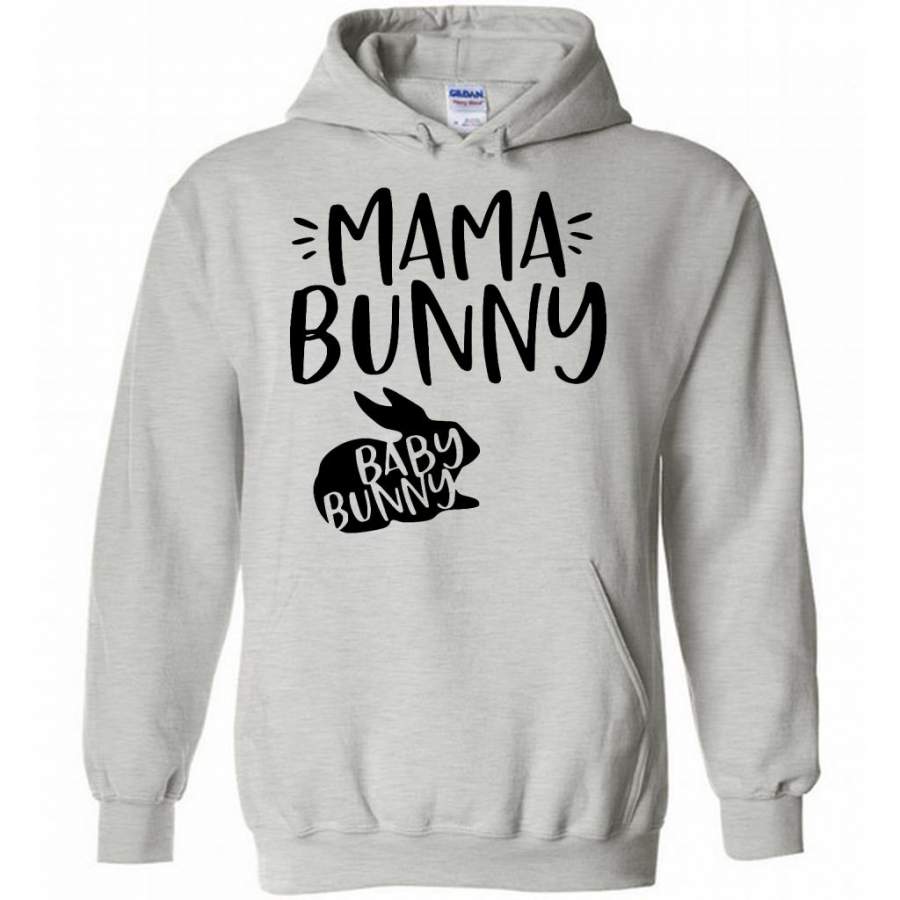 Mama Bunny Baby Bunny (w) – Gildan Heavy Blend Hoodie