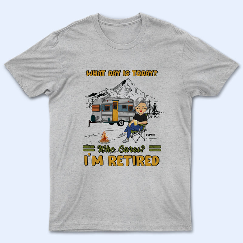 Camping The Legend Has Retired – Personalized Custom T Shirt