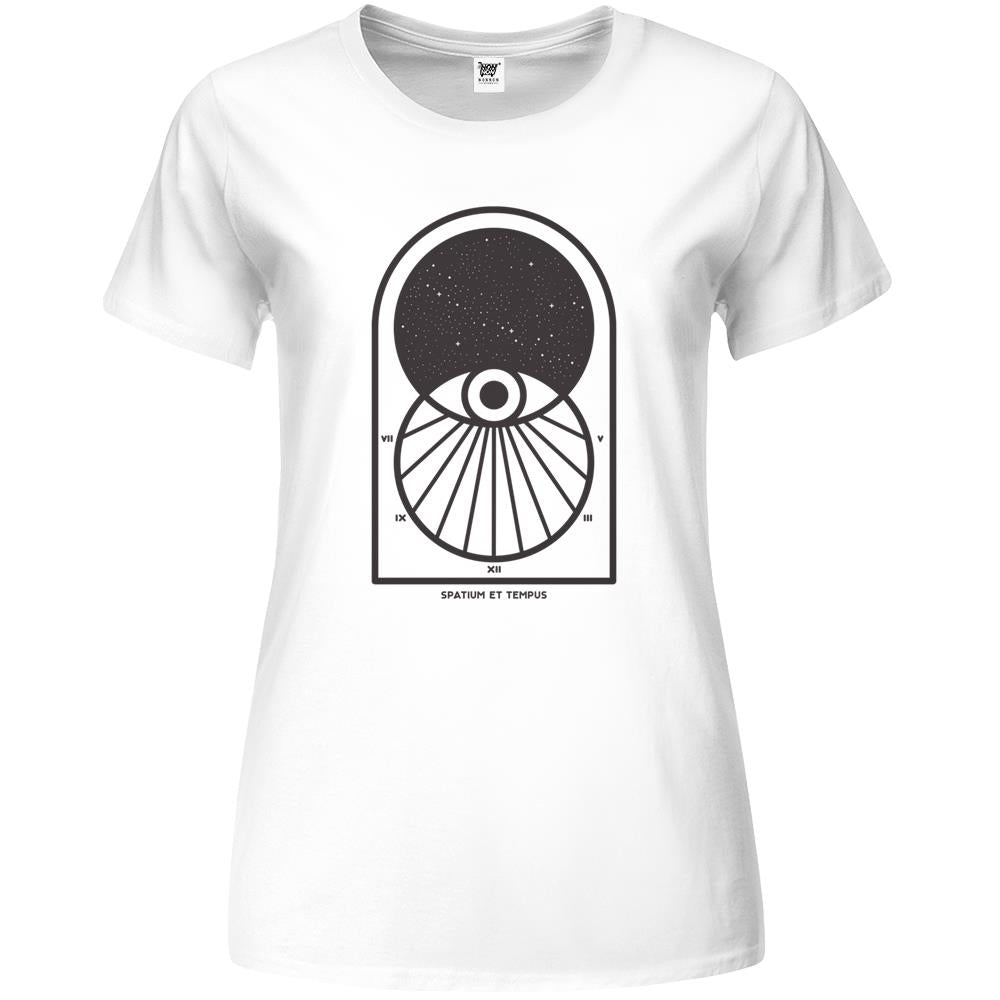 Space And Time Premium Womens T Shirts