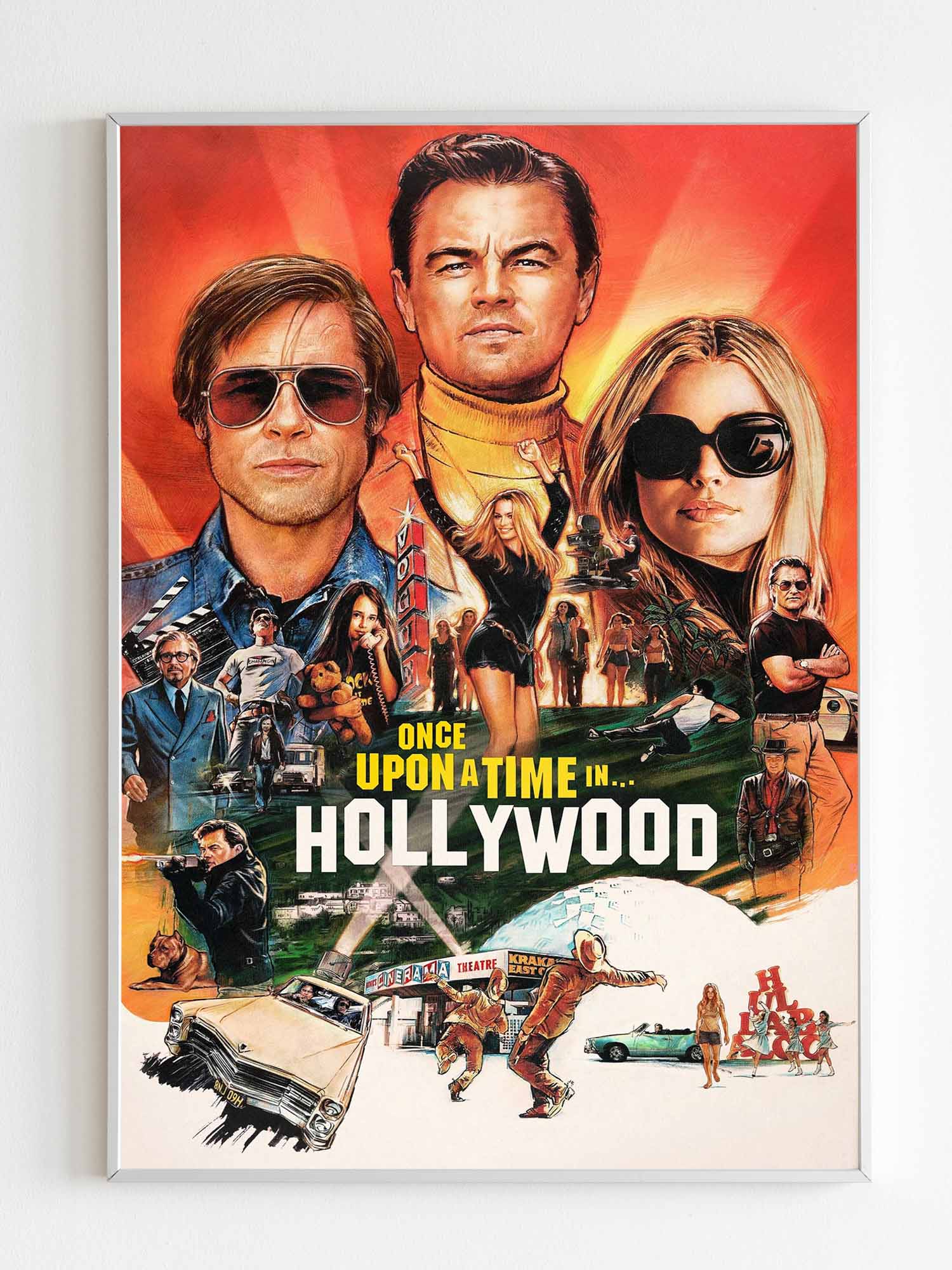 Once Upon A Time In Hollywood Poster
