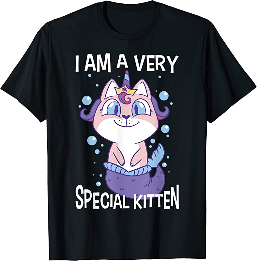 Anime mermaid cat unicorn. I’m a very special kitten. T-Shirt