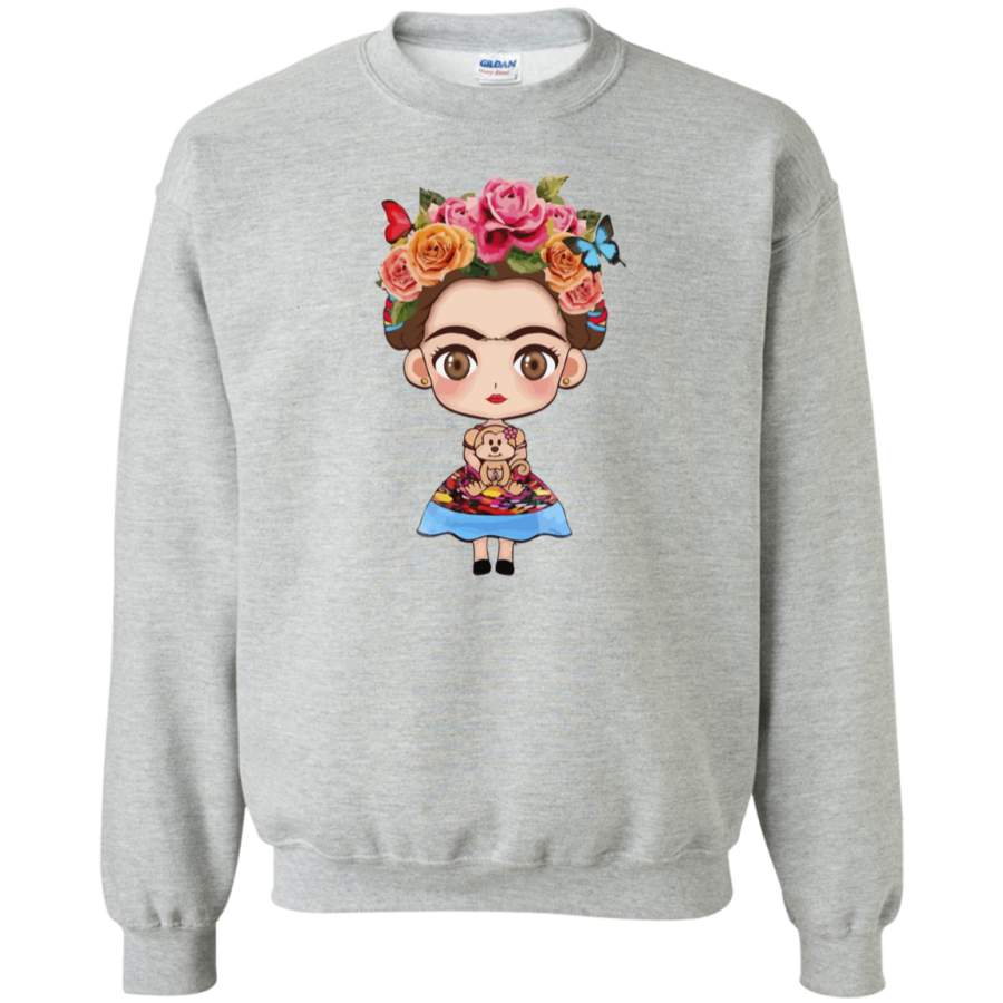 AGR Frida Kahlo Funny T-Shirt Crewneck Pullover Sweatshirt