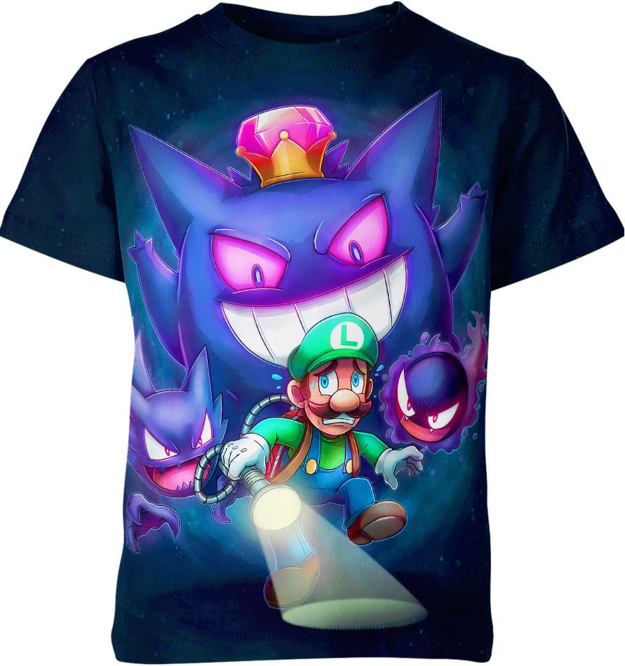 Gengar Mario Shirt