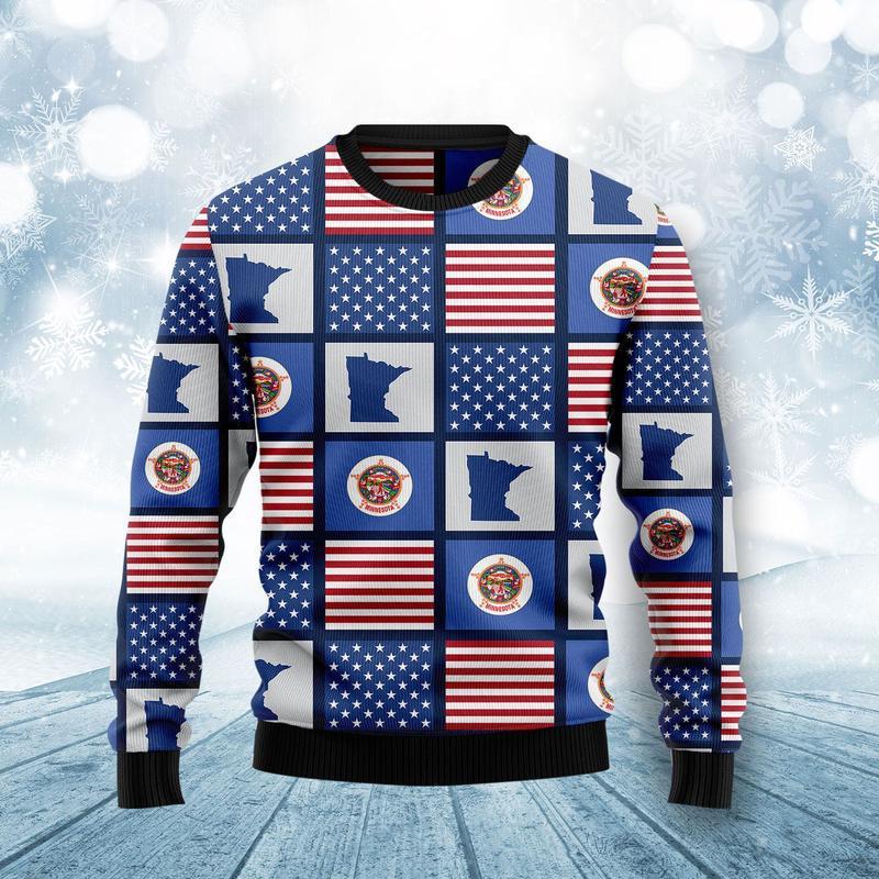 Amazing Minnesota Ugly Christmas Sweater | For Men & Women | Adult | Us1477