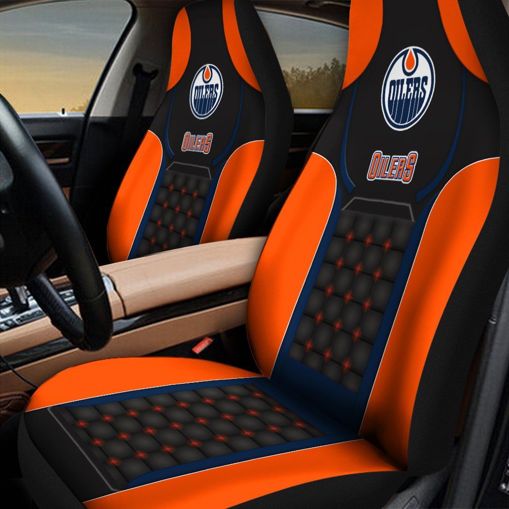 Edmonton Oilers Car Seat Covers (Set Of 2) – V3