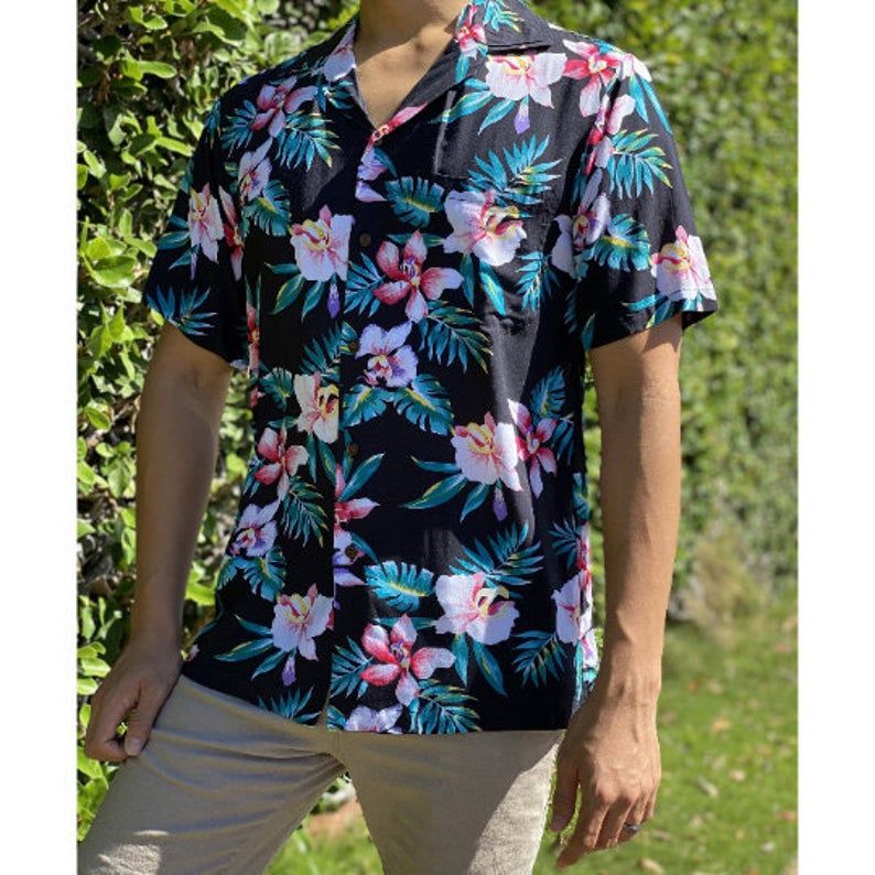 Orchid Hawaii Aloha Multicolor Nice Design Hawaii Shirt Ha85484