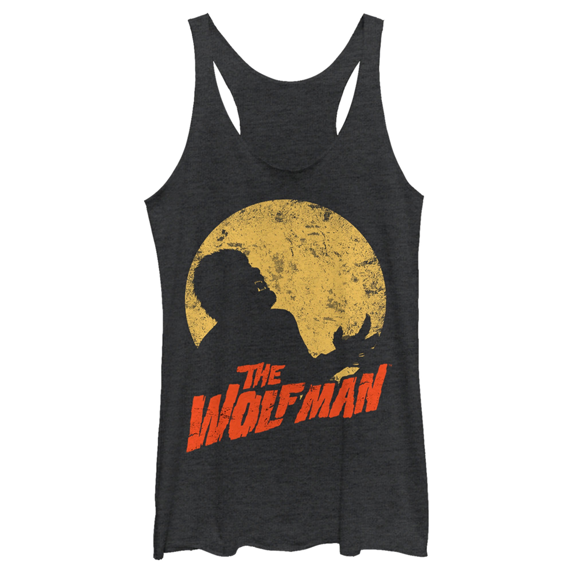 Women’S Universal Monsters Distressed Silhouette Racerback Tank Top