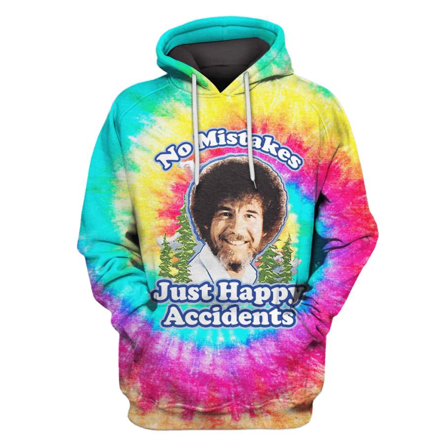 Bob Ross just happy accidents T-Shirts – Zip Hoodies Apparel