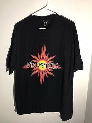 Vintage Godsmack Tour Shirt On Giant Tag 2169