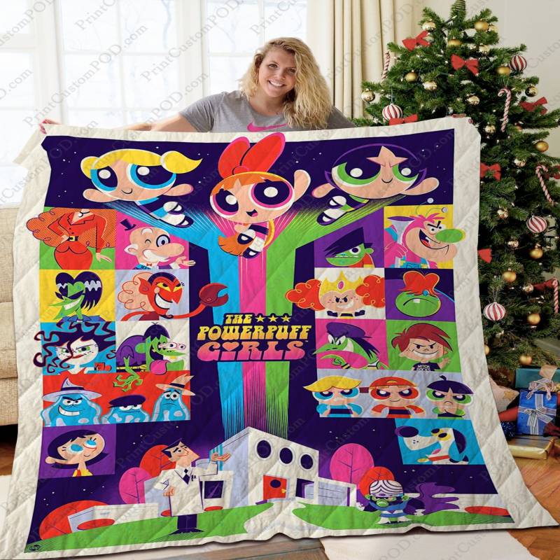 [TA] – The Powerpuff Girls Quilt Blanket