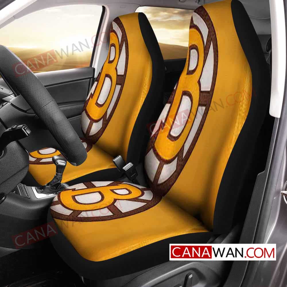 Boston Bruins Style604 3D Customized Personalized Car Seat Cover