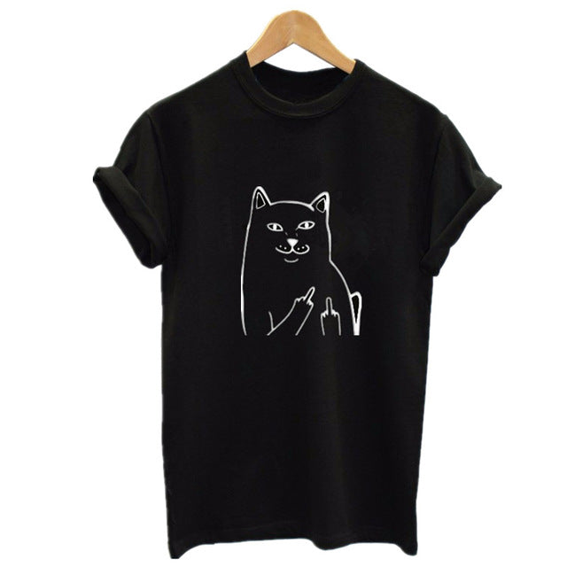Harajuku Pocket Cat T-Shirt - WoodworkingCore