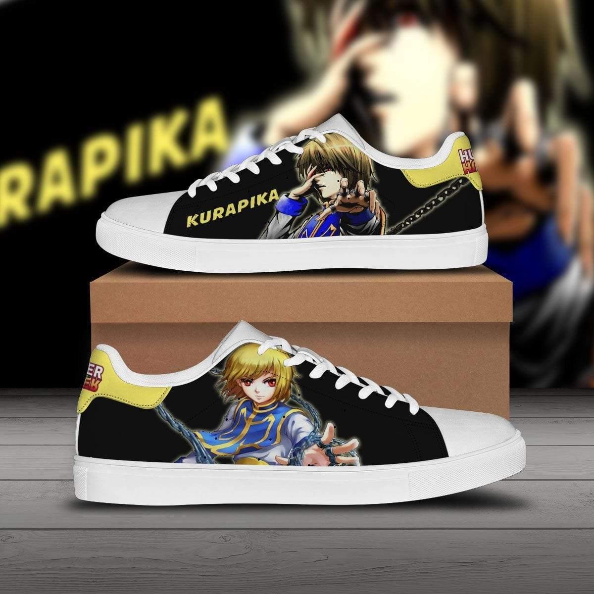 Kurapika Skate Sneakers Hunter Ï¿½Ï¿½Ï¿½Hunter Custom Anime Shoes