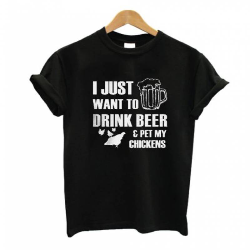 I Just Want To Drink Beer T Shirt