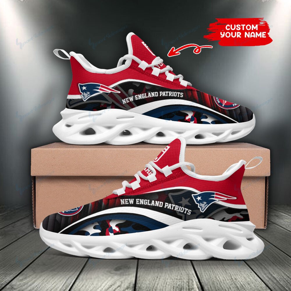 New England Patriots Personalized Yezy Running Sneakers Bb997