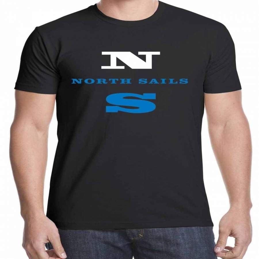 New Retno Vintage North Sails Black T-Shirt