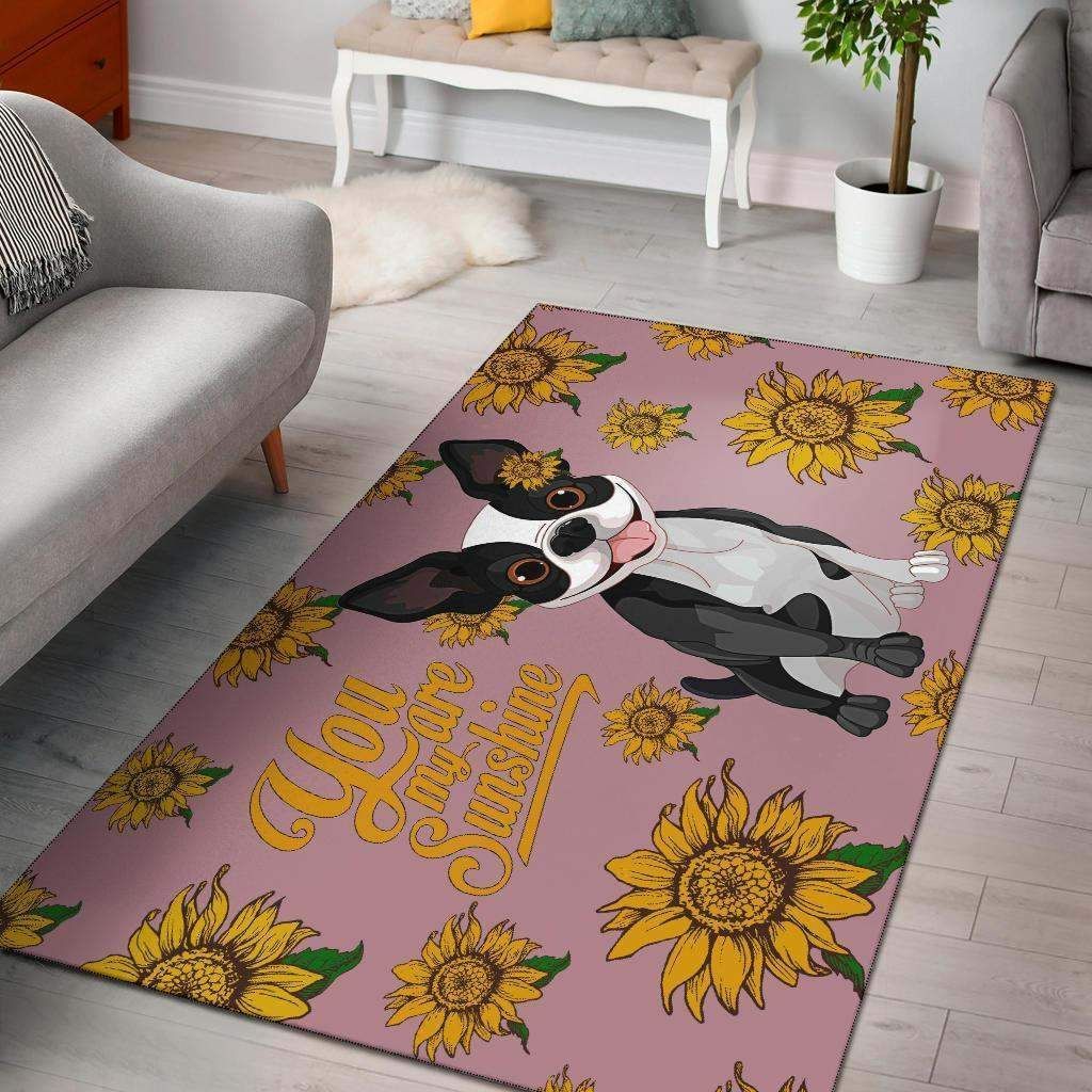 Boston Terrier You Are My Sunshine Limited Edition  Sku 263228 Rug