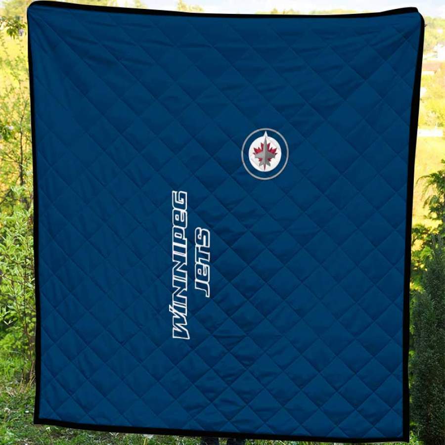 Winnipeg Jets Classic Personalized Custom 3D Full Print Blanket