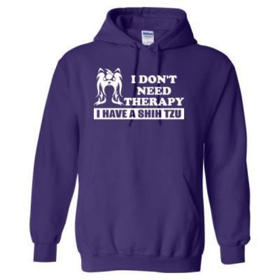 AGR I Do Not Need Therapy I Have A Shih Tzu Dog – Heavy Blend™ Hooded Sweatshirt