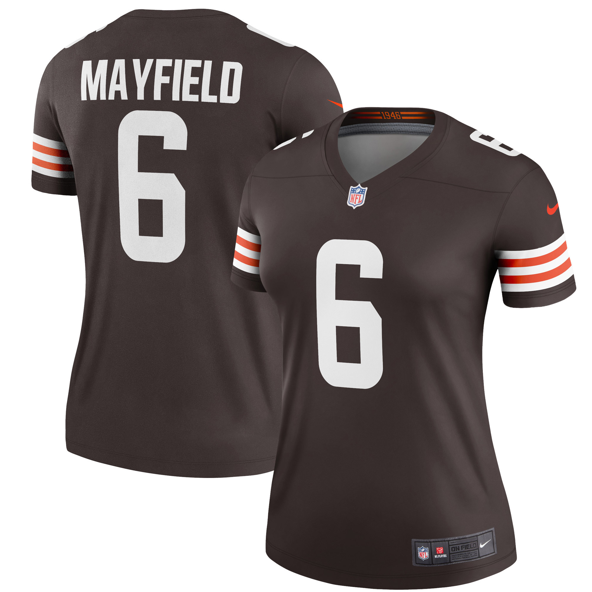 Women’s Cleveland Browns Baker Mayfield Brown Legend Player Jersey