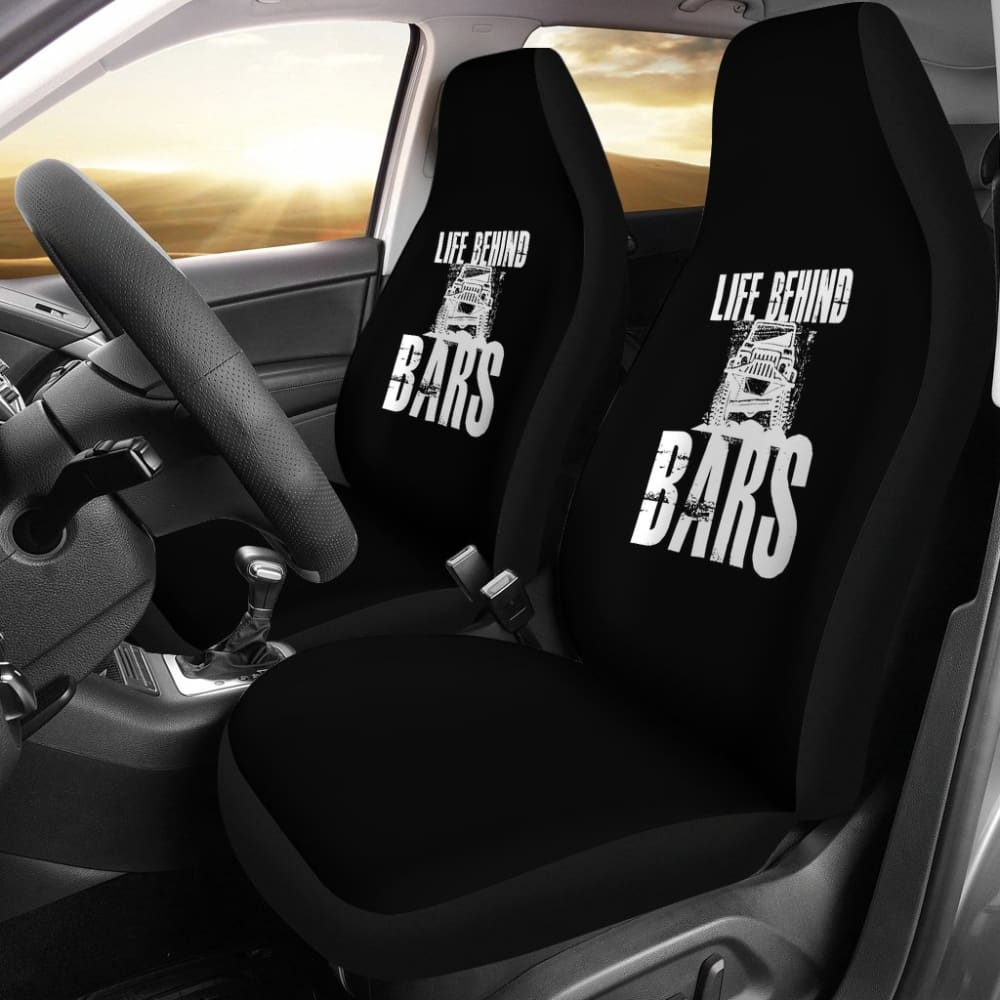 Life Behind Bars Jeep Car Seat Covers 210507