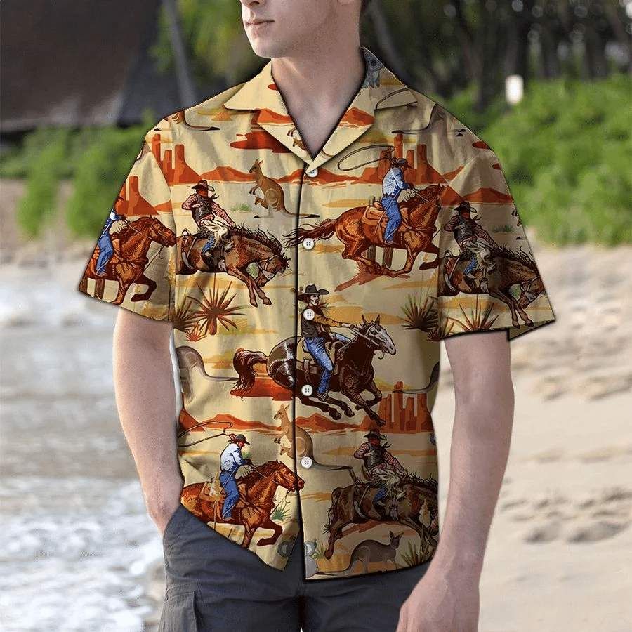 Hawaii Aloha Shirts Australia Cowboy Ha39475