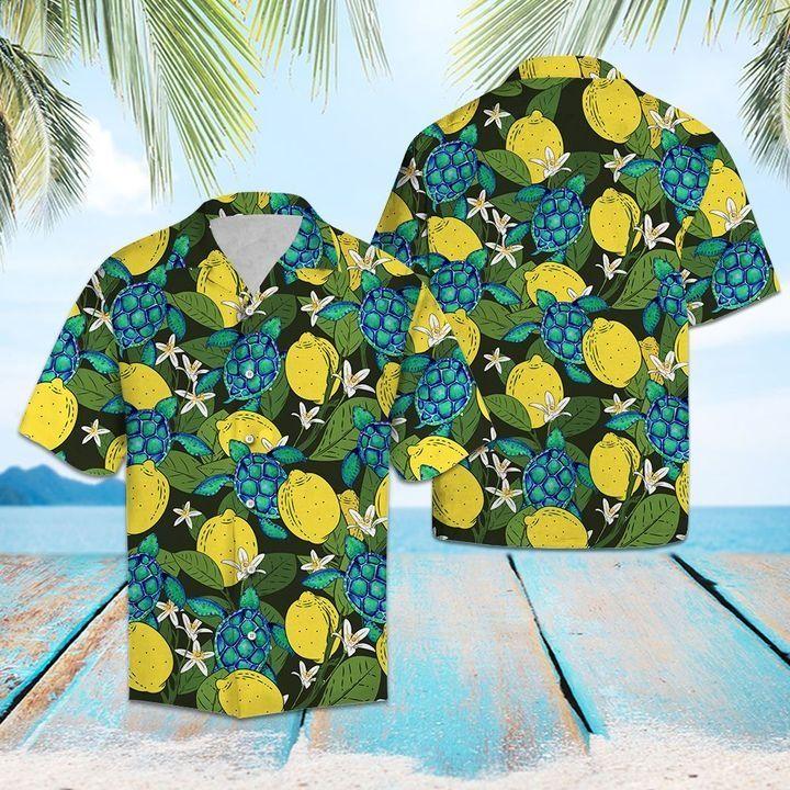 Turtle Lemons Tropical Hawaiian Ha17575