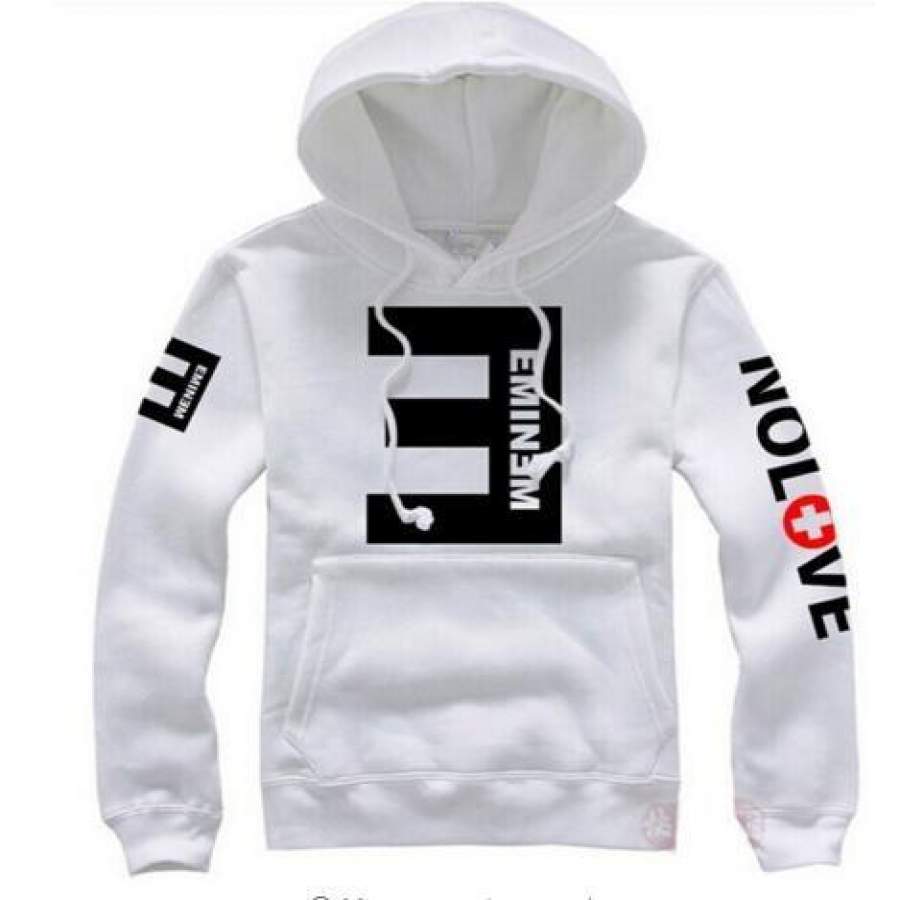 2017 Winter Men’s Fleece Hoodies Eminem Printed Thicken Pullover Sweatshirt Men Sportswear Fashion Clothing women sweatshirt