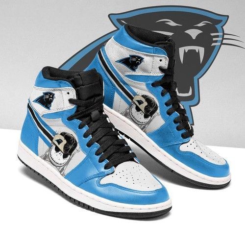 Jack Skellington Carolina Panthers Jordan Sneaker High Top Shoes