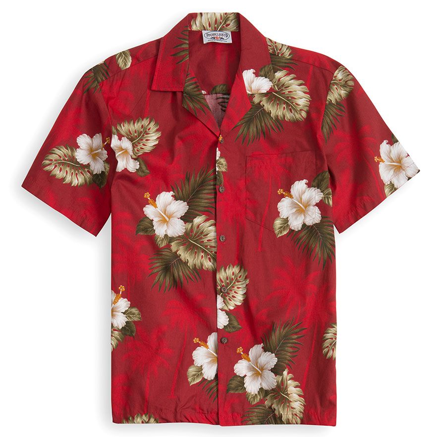 Palms Red Awesome Design Hawaii Shirt Ha50598