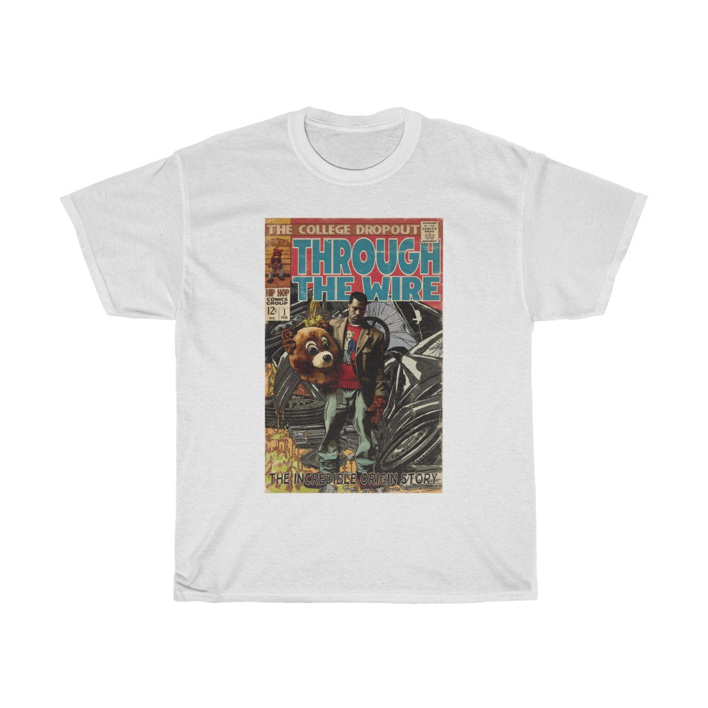 Kanye West – Through The Wire – Hip Hop Comics T-Shirt – Unisex Heavy Cotton Tee