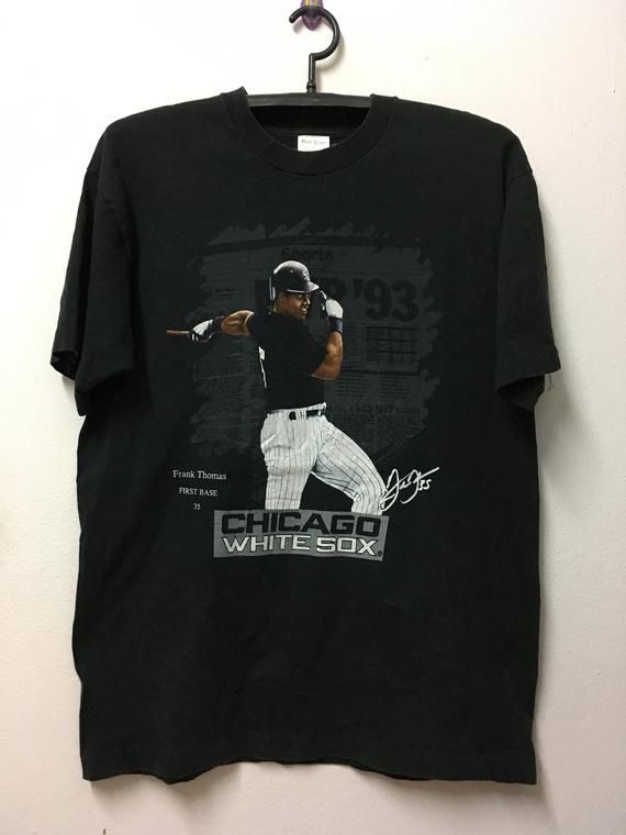 Vintage90S Chicago White Sox Frank Thomas First Base 35 Mbl Mvp Shirt 23 Shirt