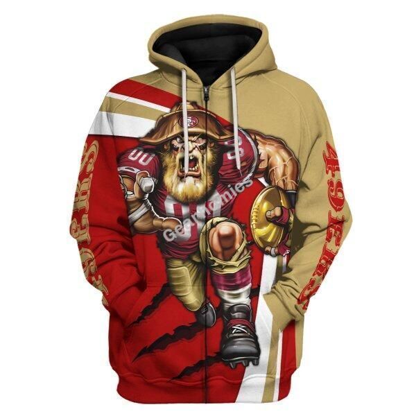 Gearhomies Personalized Unisex Tracksuit Hoodies San Francisco 49Ers Football Team 3D Apparel