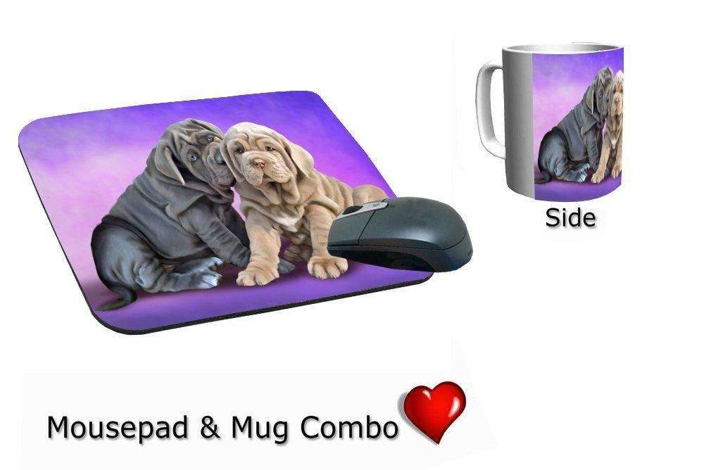 Neapolitan Mastiff Puppy The Tan One Dog Mug & Mousepad Combo Gift Set