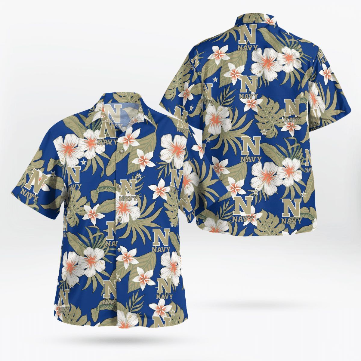 NCCA Navy Midshipmen Trending Design Hawaiian Shirt