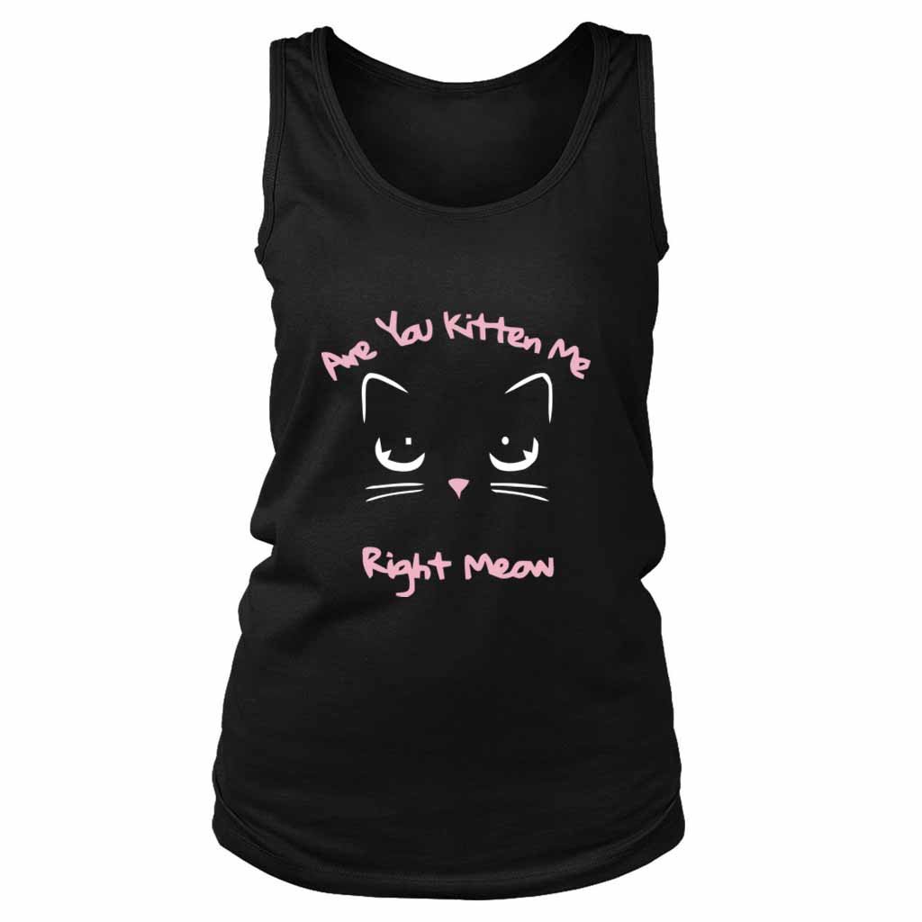 Are You Kitten Me Right Meow Putt Women’s Tank Top