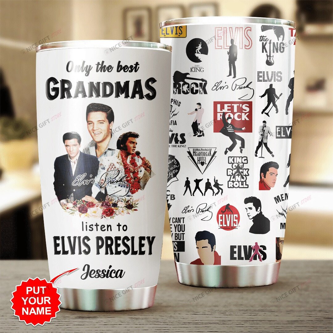 Elvis Presley Custom Name Tumbler Tbl-H5Z1