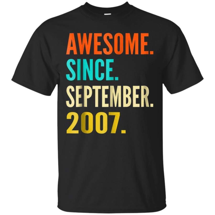 AGR September 2007 Shirt Vintage 11th Birthday Gift Men Women Jaq T-shirt