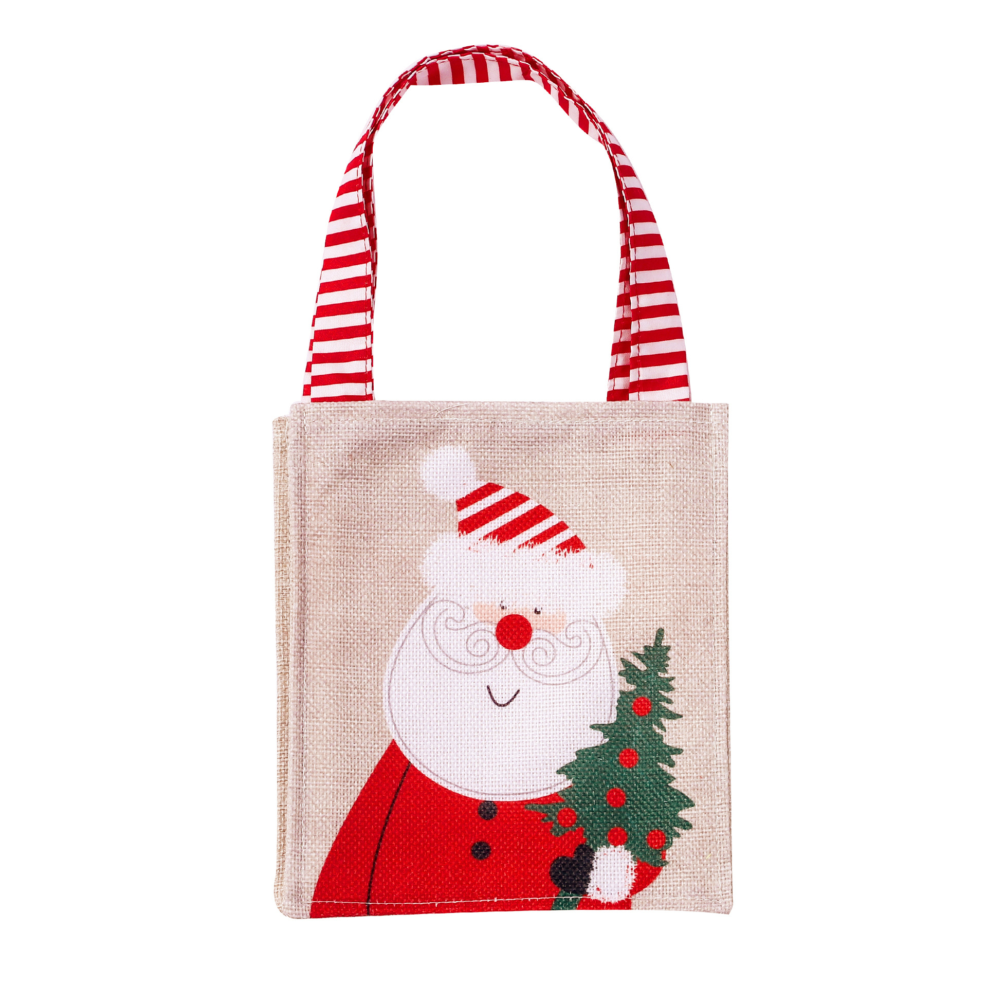 New Cross-Border Christmas Gift Candy Bag Santa Snowman Tote Bag Christmas Gift Party Decoration alx