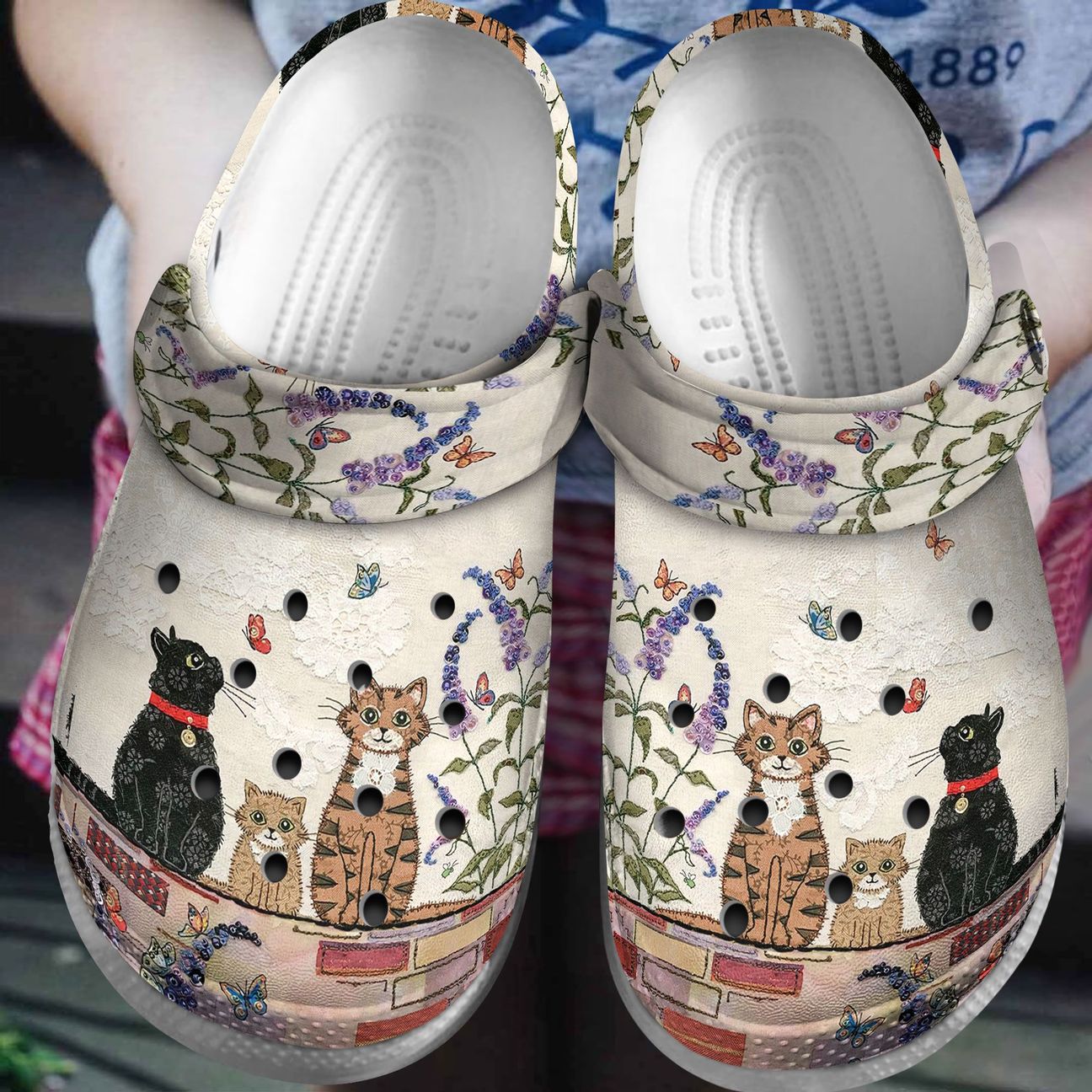 Cat Personalized Clog, Custom Name, Text, Color, Number Fashion Style For Women, Men, Kid, Print 3D Funny Cat