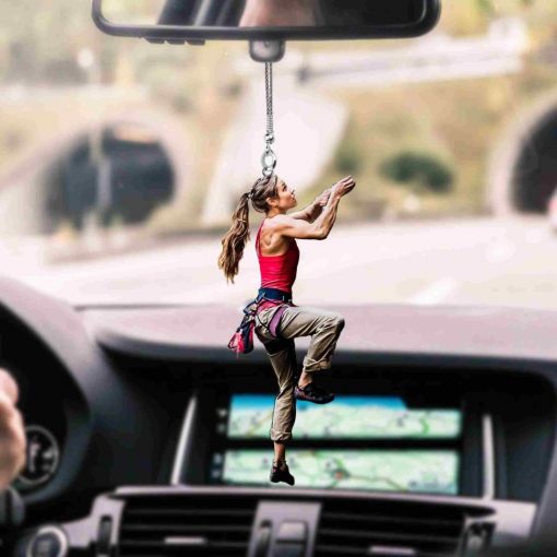 Climbing Girl Car Hanging Ornament