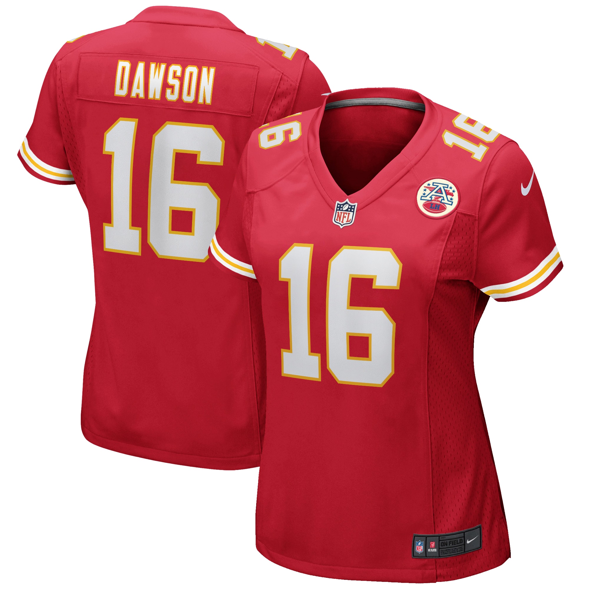 Len Dawson Kansas City Chiefs Women's Game Retired Player Jersey – Red