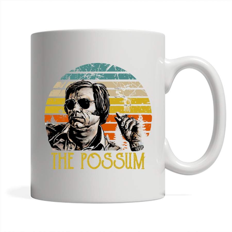 The Possum Classic Vintage Retro Design – Full-Wrap Coffee White Mug