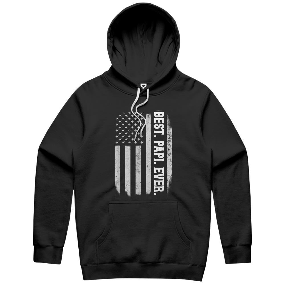 Best Pap Pap Ever Vintage American Flag Father’s Day Hoodie