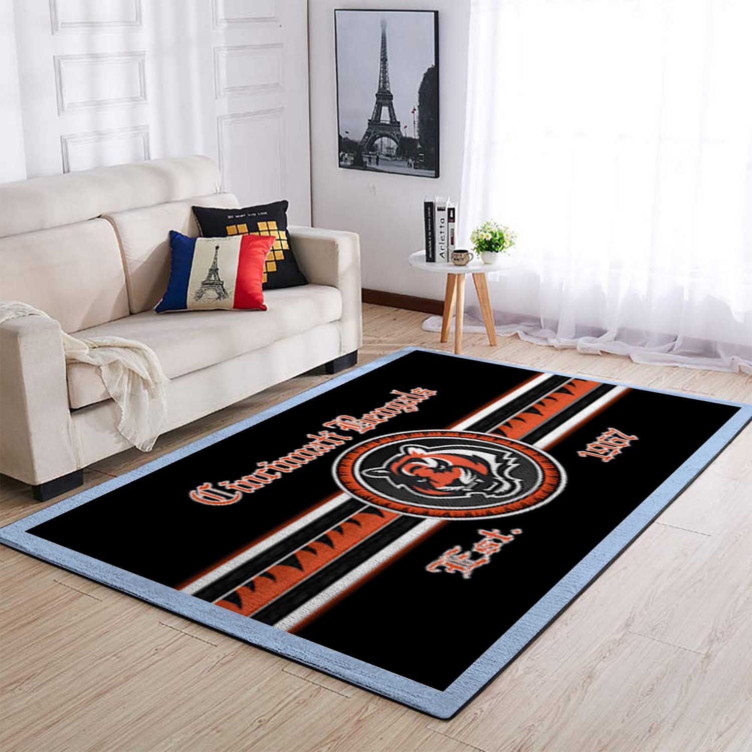 The 20 Rug Cincinnati Bengals Area Rugs Living Room Carpet SIC101210 Christmas Gift Floor Decor