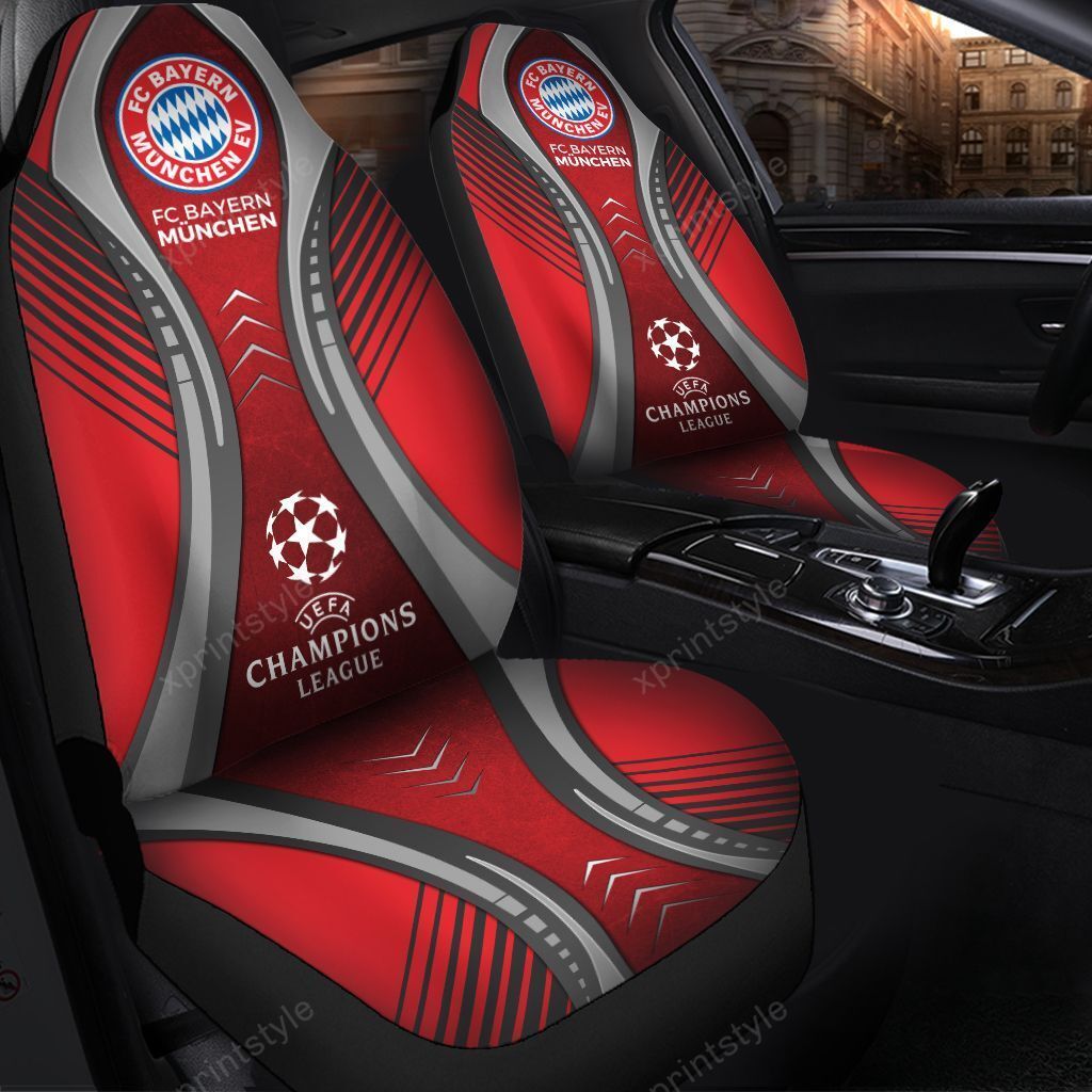 Bayern Munchen LPH-HL Car Seat Cover (Set of 2) Ver 2 (Red)