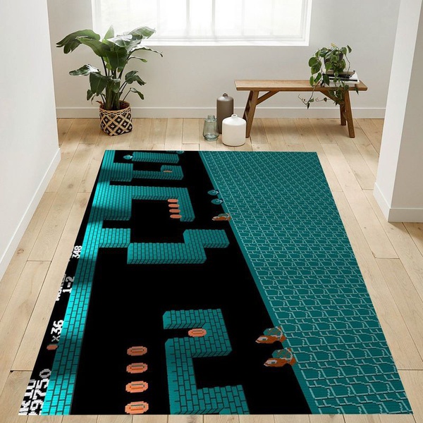 Super Mario 112 Area Rug Living Room And Bed Room Rug Gift Us Decor Vh3