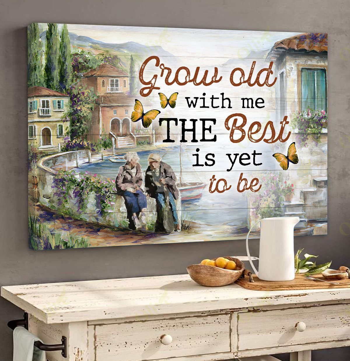 We Grow Old Together Canvas Wall Art Home Decor