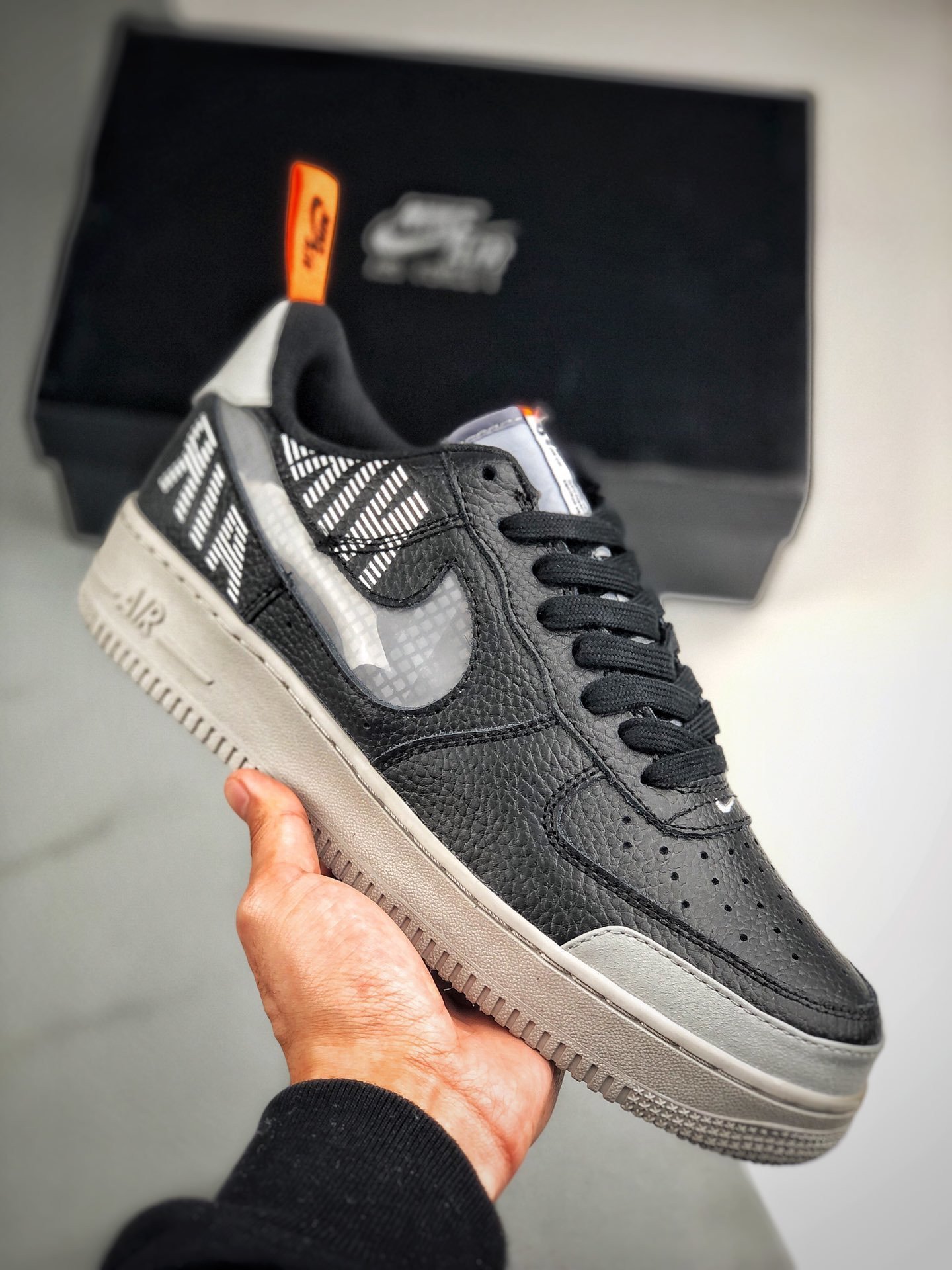 Nike Air Force 1 Low Under Constructioan Black 5340381