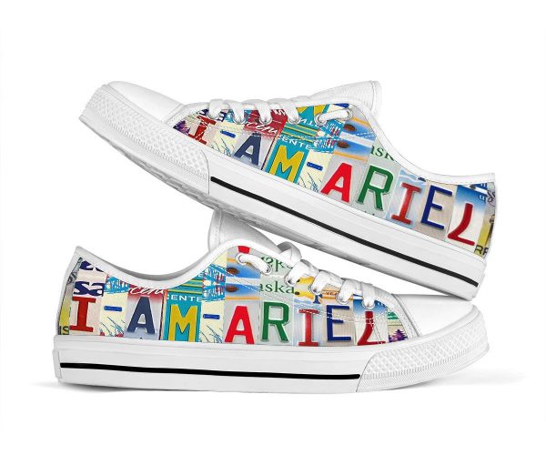 Ariel License Plate Low Top Shoes LT203